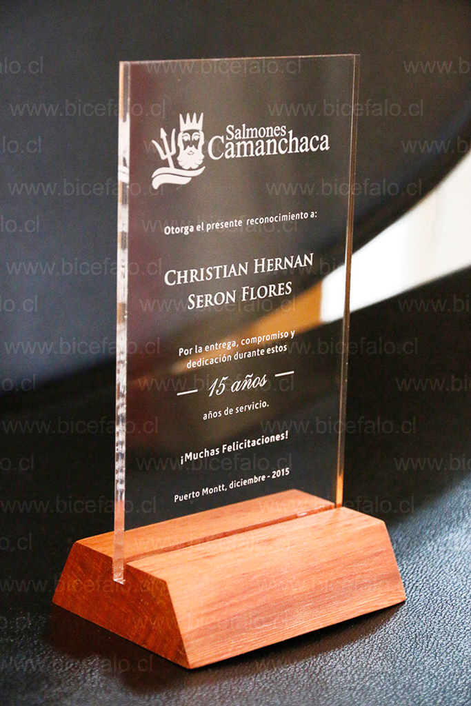 Trofeo Camanchaca reconocimiento